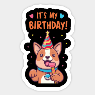 It's My Birthday Sticker